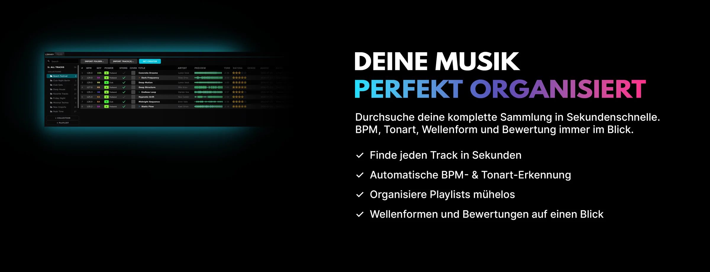 Deine ganze Sammlung, sofort griffbereit